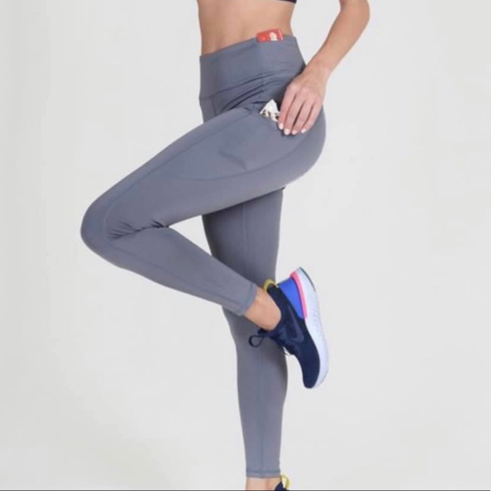 CHARCOAL 5 Pocket Workout Pants